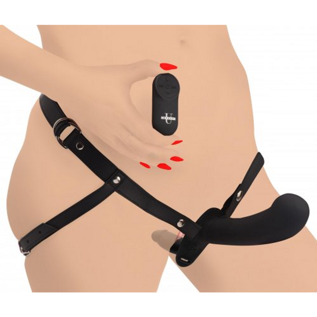 Double Diva - Dubbele Dildo met Harness en Afstandsbediening - Afbeelding 3