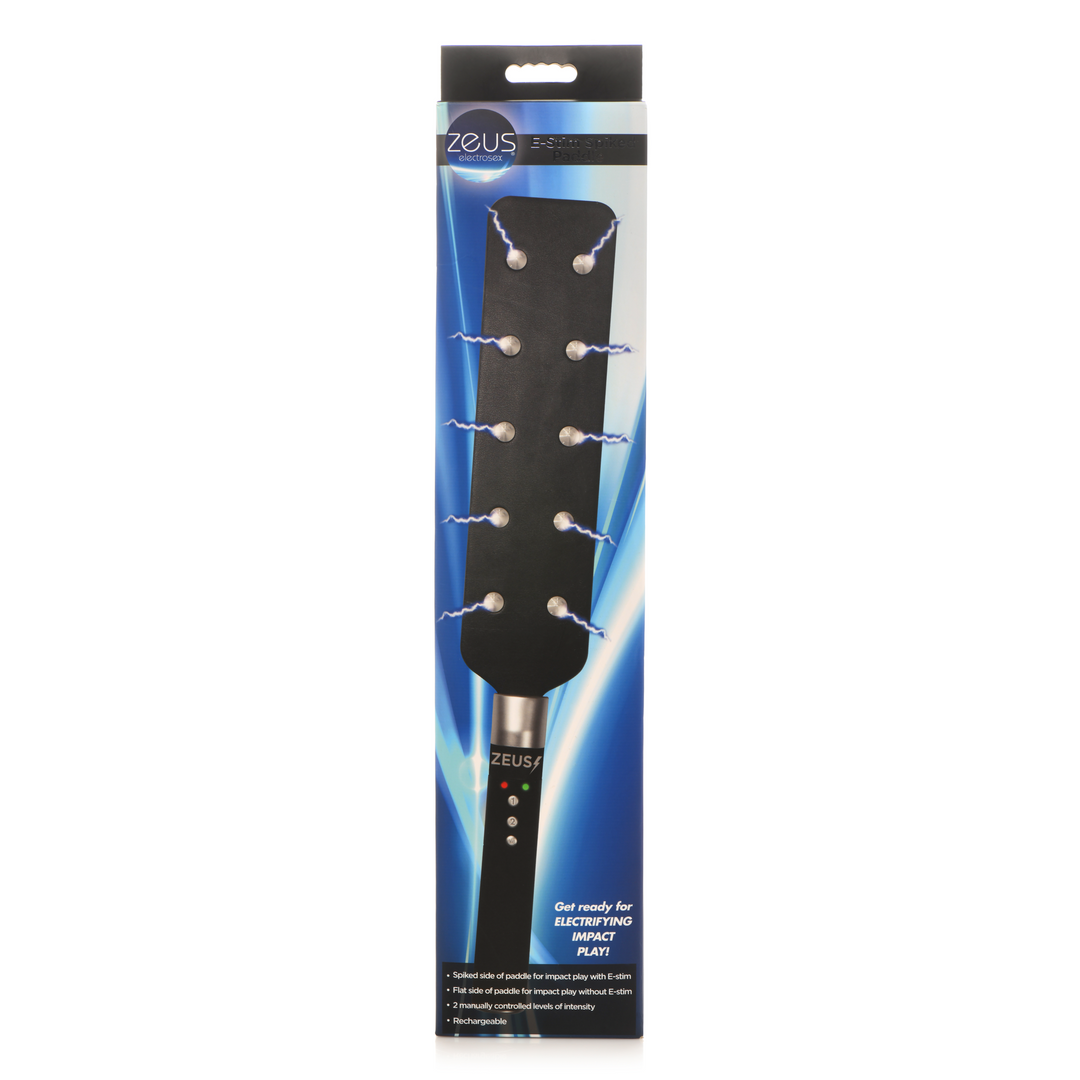E-Stim Spiked Paddle - Zwart - Afbeelding 3