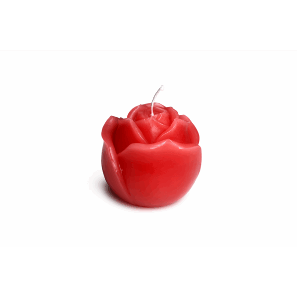 Flaming Rose - Druipkaars - Rood - Afbeelding 2