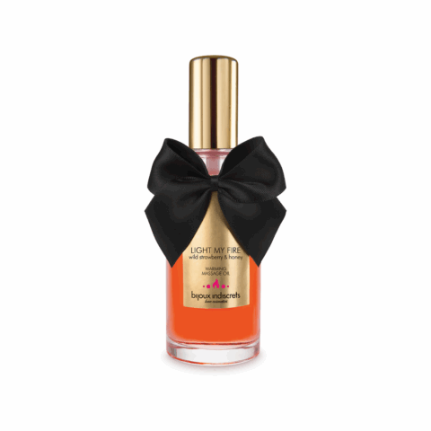 Light My Fire - Verwarmende Massageolie Wilde Aardbei en Honing - Wilde Aardbei  Honing
