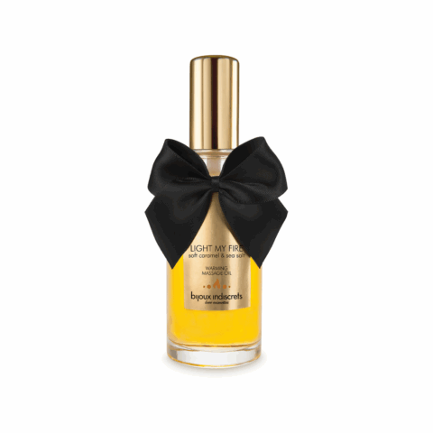 Light My Fire - Verwarmende Massageolie Zachte Karamel en Zeezout