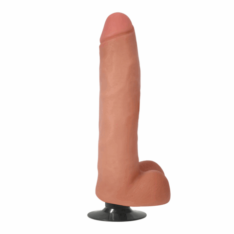 Vibrerende Dildo met Ballen - 11 / 28 cm
