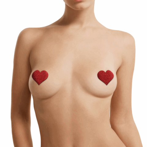 Tepelbedekking Set - Kruis Ster Hart - Rood