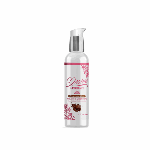 Lubricant with Chocolate Kiss Flavor - 2 fl oz / 59 ml