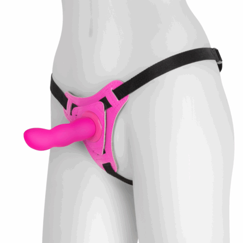 Snapper - Strap-on Harnas met Dildo - Roze
