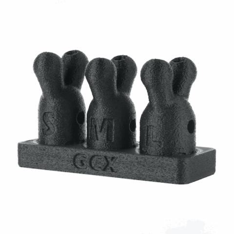 Aroma Inhaler Dop - Set van 3 - S/M/L - Zwart