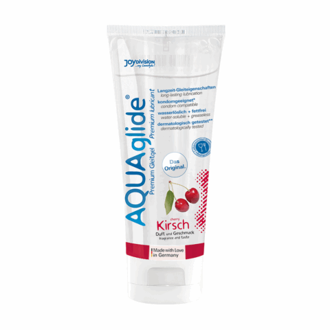AQUAglide Neutral - Gearomatiseerde Waterbasis Glijmiddel - Kers - 3 fl oz / 100 ml