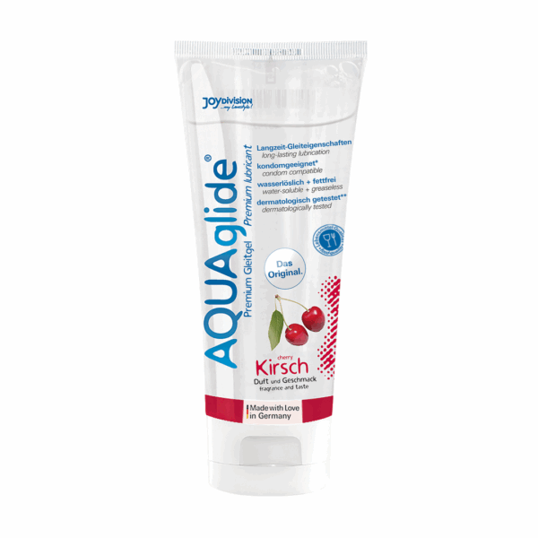 AQUAglide Neutral - Gearomatiseerde Waterbasis Glijmiddel - Kers - 3 fl oz / 100 ml