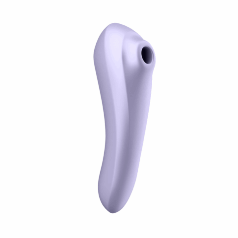 Dual Pleasure - Air Pulse Vibrator - Mauve