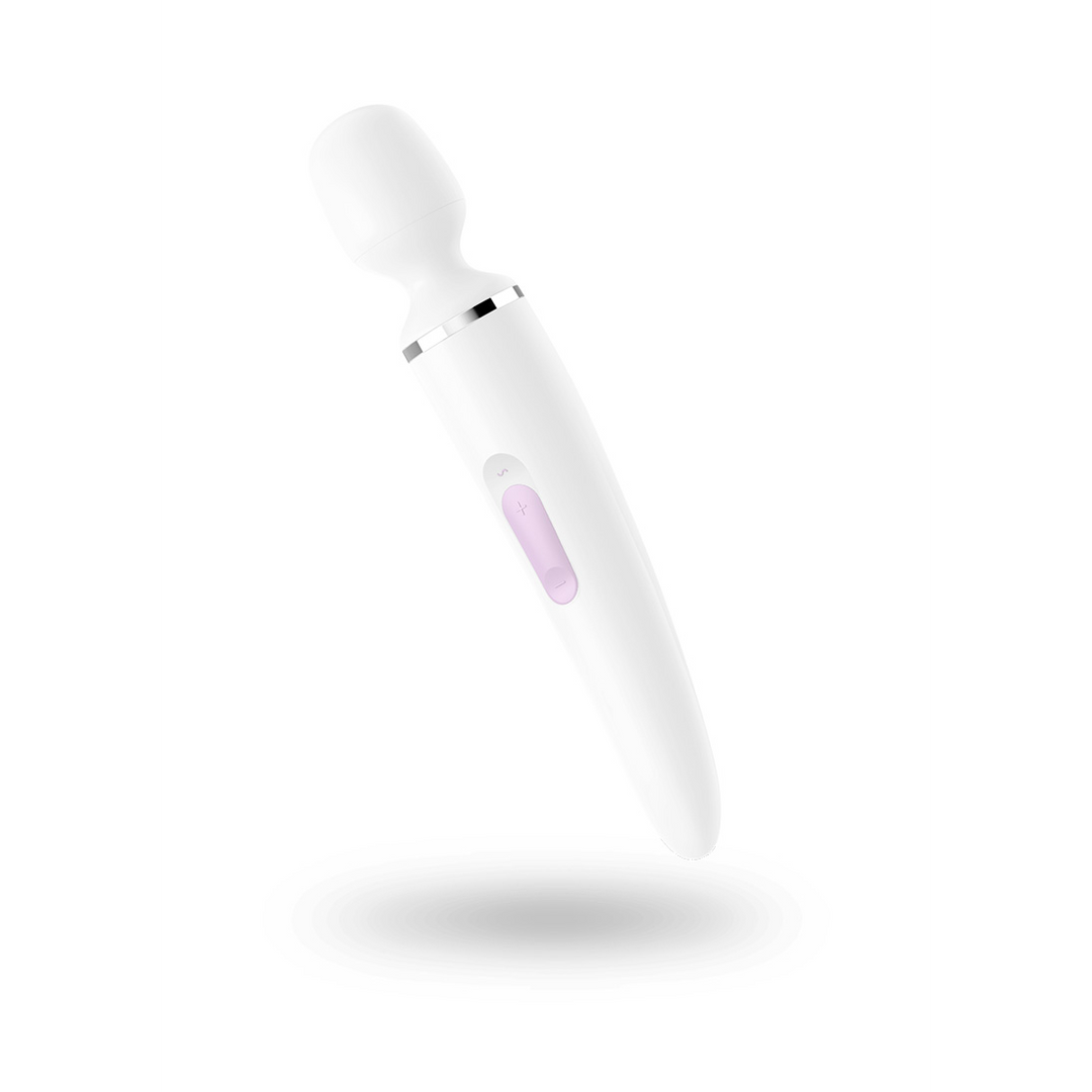 Wand-er Woman - Wand Vibrator - Wit/Chroom - Afbeelding 3