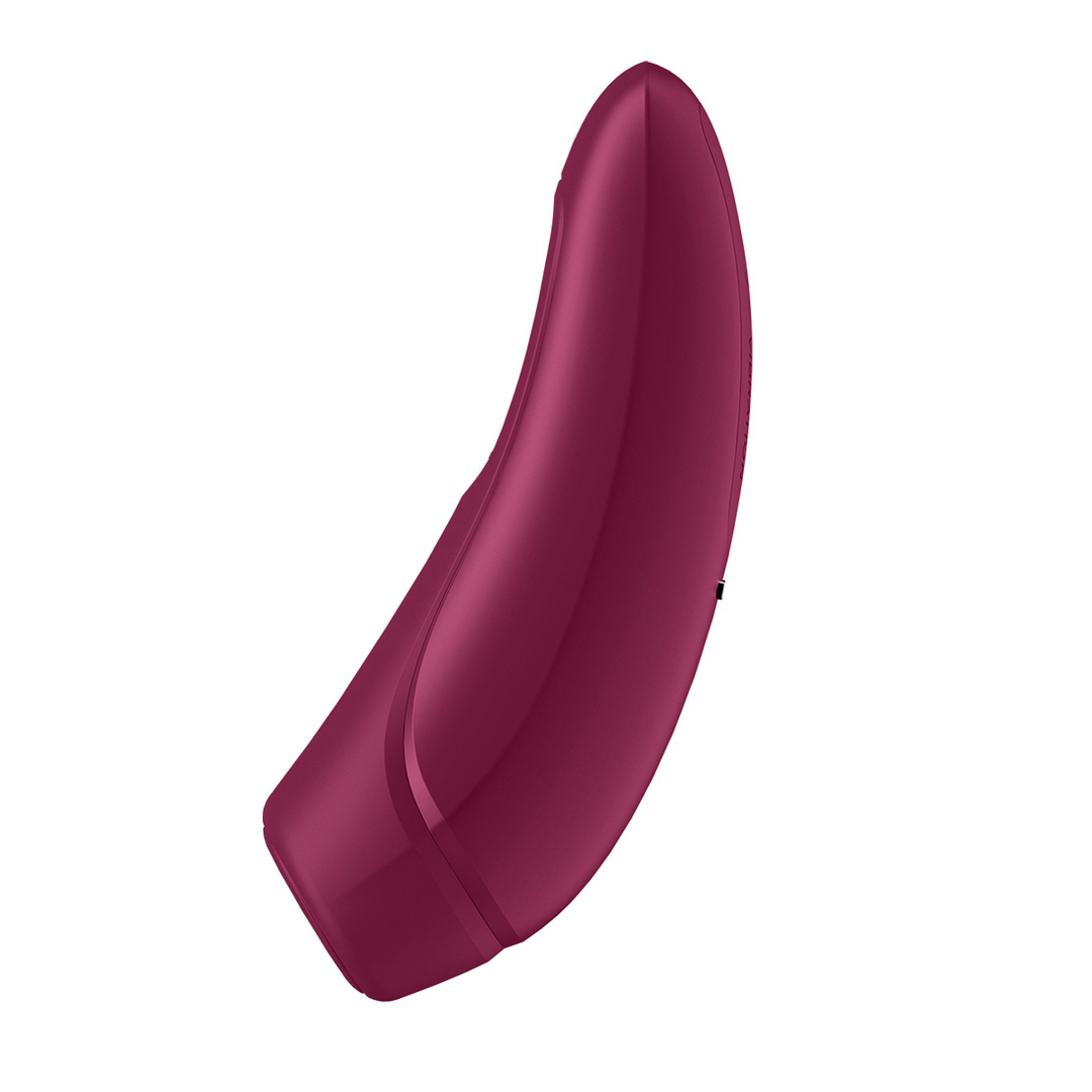 Curvy 1Plus - Air Pulse Stimulator en Vibratie - Roze Rood - Afbeelding 3
