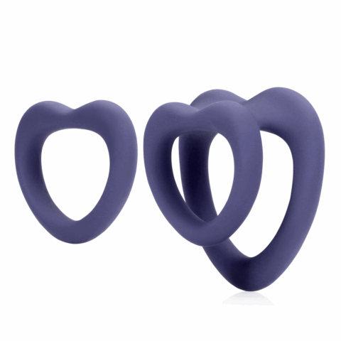 Hart Cockring Set - Violet Storm