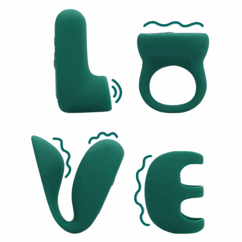 'LOVE' (S)explore Set - Groene Kristal