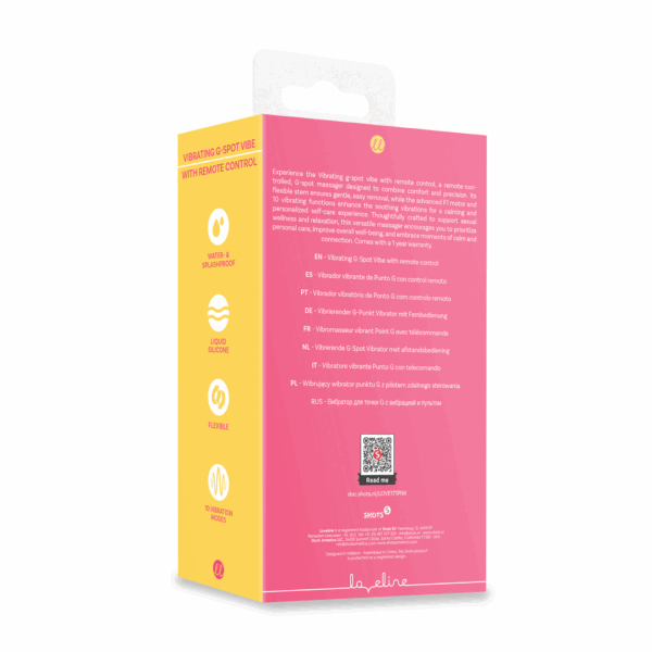 Vibrerende G-Spot Vibe met Afstandsbediening - Roze - Afbeelding 3