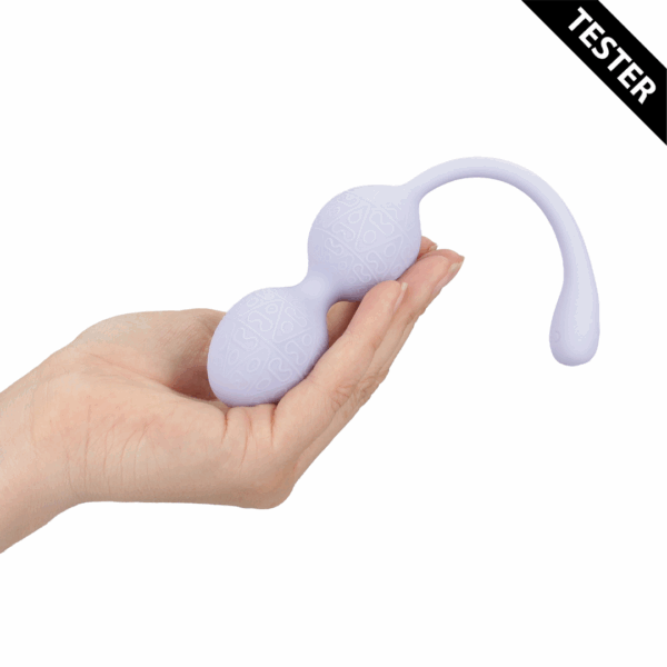Vibrerende Kegelbal met Afstandsbediening - Lavendel - Tester - Afbeelding 3