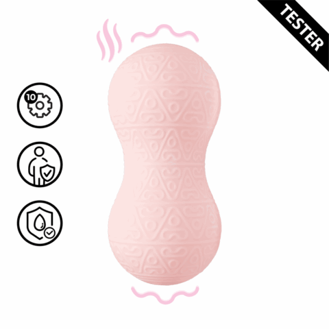 Vibrerende en verwarmende massager - Roze - Tester