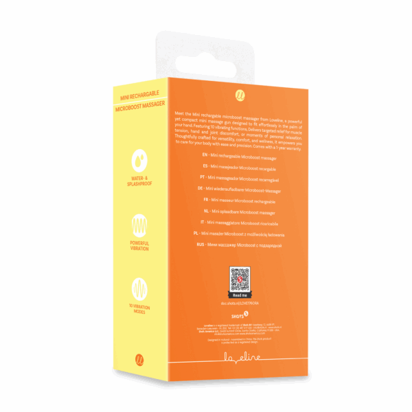 Mini Oplaadbare Microboost Massager - Oranje - Afbeelding 3