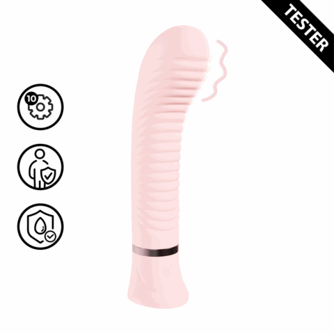 Divine - Geribbelde G-spot Vibe - Roze - Tester