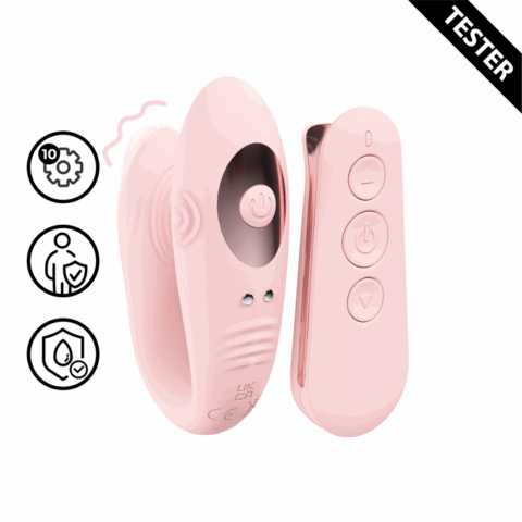 Charme - Afstandsbediening Dubbele Motor Vibe - Roze - Tester