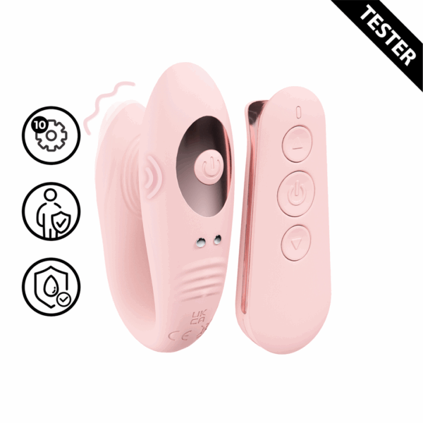 Charme - Afstandsbediening Dubbele Motor Vibe - Roze - Tester