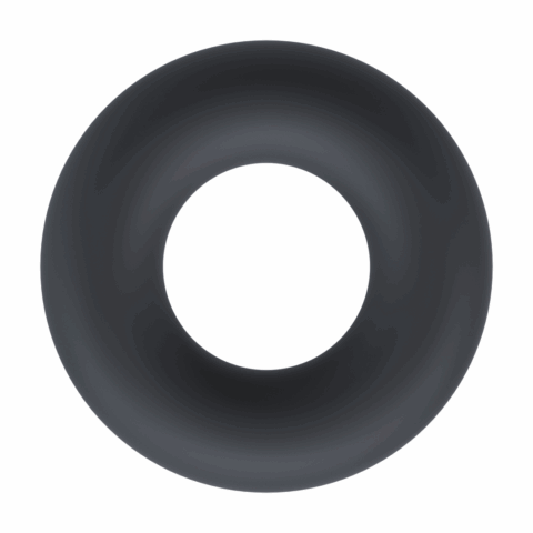 Massieve Siliconen Cockring - XS - Zwart