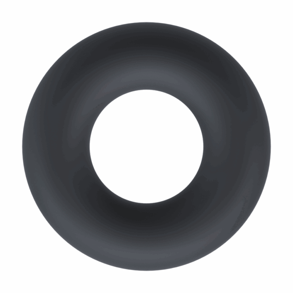 Massieve Siliconen Cockring - XS - Zwart