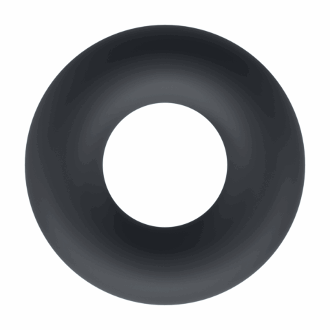 Vloeibare Silicoenen Cockring - S - Zwart