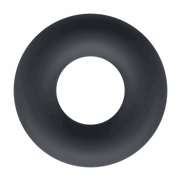 Vloeibare Silicoenen Cockring - S - Zwart