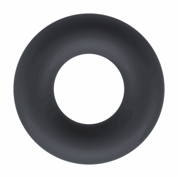 Vloeibare Siliconen Cockring - M - Zwart