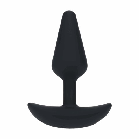 Classic Vibrerende Siliconen Anale Plug - S - Zwart
