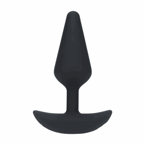 Classic Vibrerende Silicone Anale Plug - M - Zwart