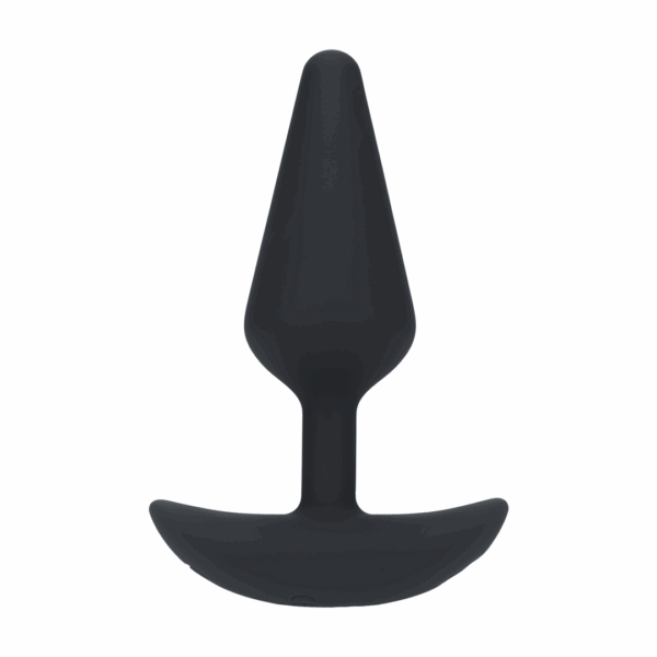 Classic Vibrerende Silicone Anale Plug - M - Zwart