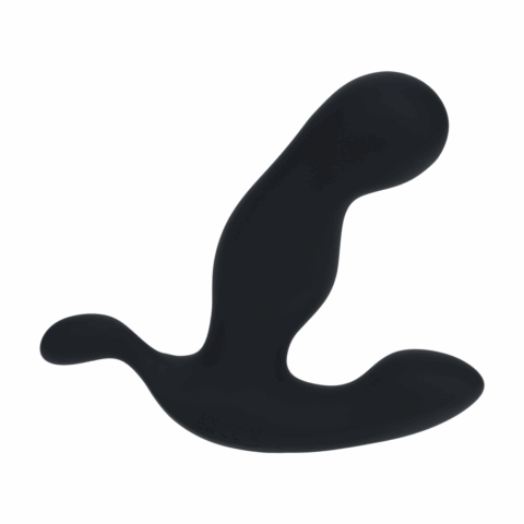 Verwarmende en Vibrerende Silicone Prostaat Stimulator - Zwart