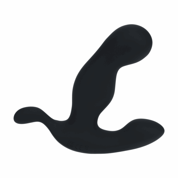 Verwarmende en Vibrerende Silicone Prostaat Stimulator - Zwart