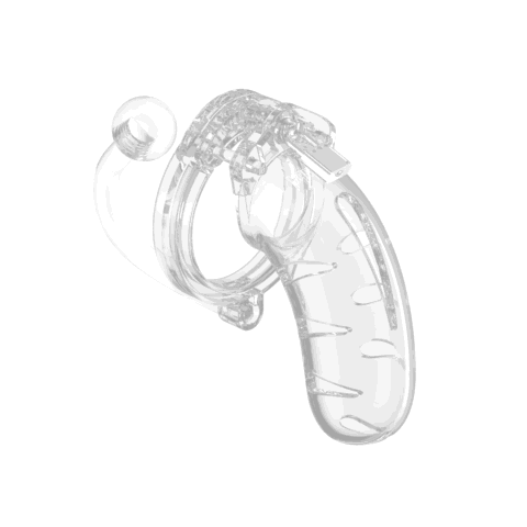 Model 11 Chastity Cock Cage met Plug - 4.5 / 11,5 cm