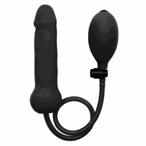 Opblaasbare Siliconen Dong