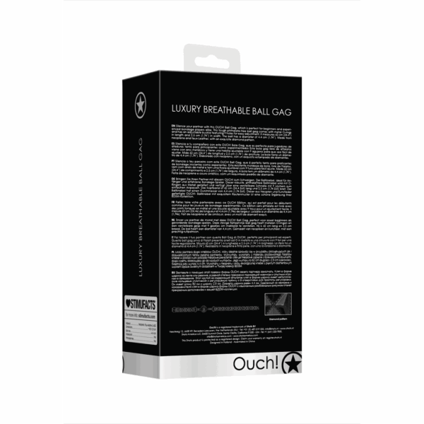 Ademend Ball Gag - Afbeelding 3