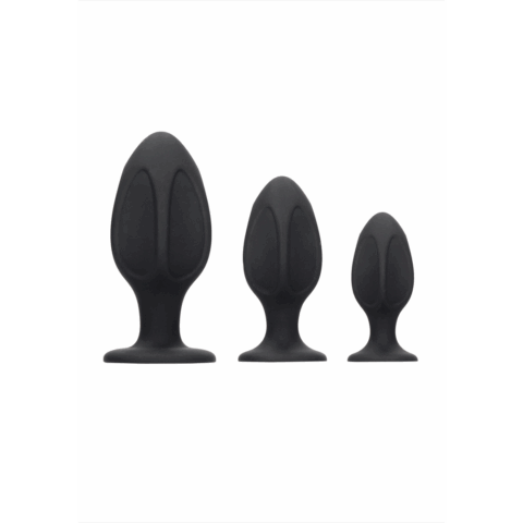 Diamantvormige Butt Plug Set