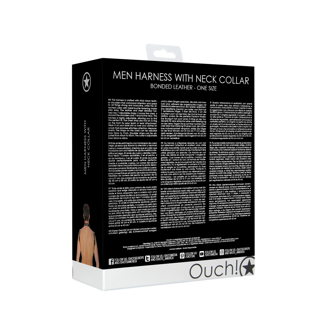 Herenharnas met Halsband - One Size - Afbeelding 3