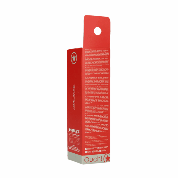 Tease Candles - Sinful - 4 Stuks - Rood - Afbeelding 3