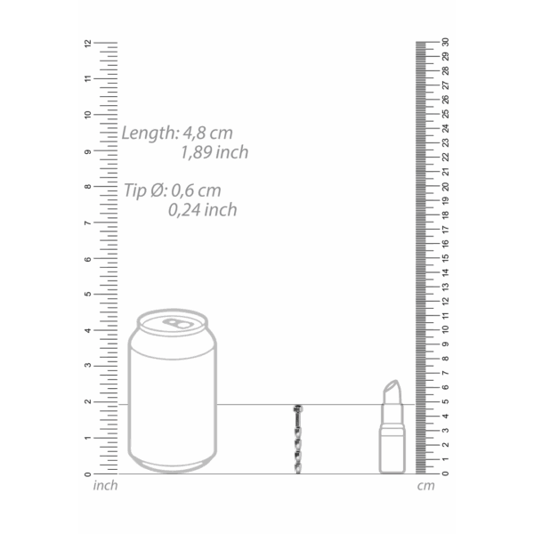 Ribbed Hollow Penis Plug - 0.2 / 6 mm - Afbeelding 3
