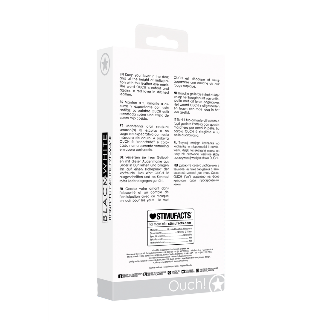 Geheime Leren Oogmasker Ouch - Afbeelding 3