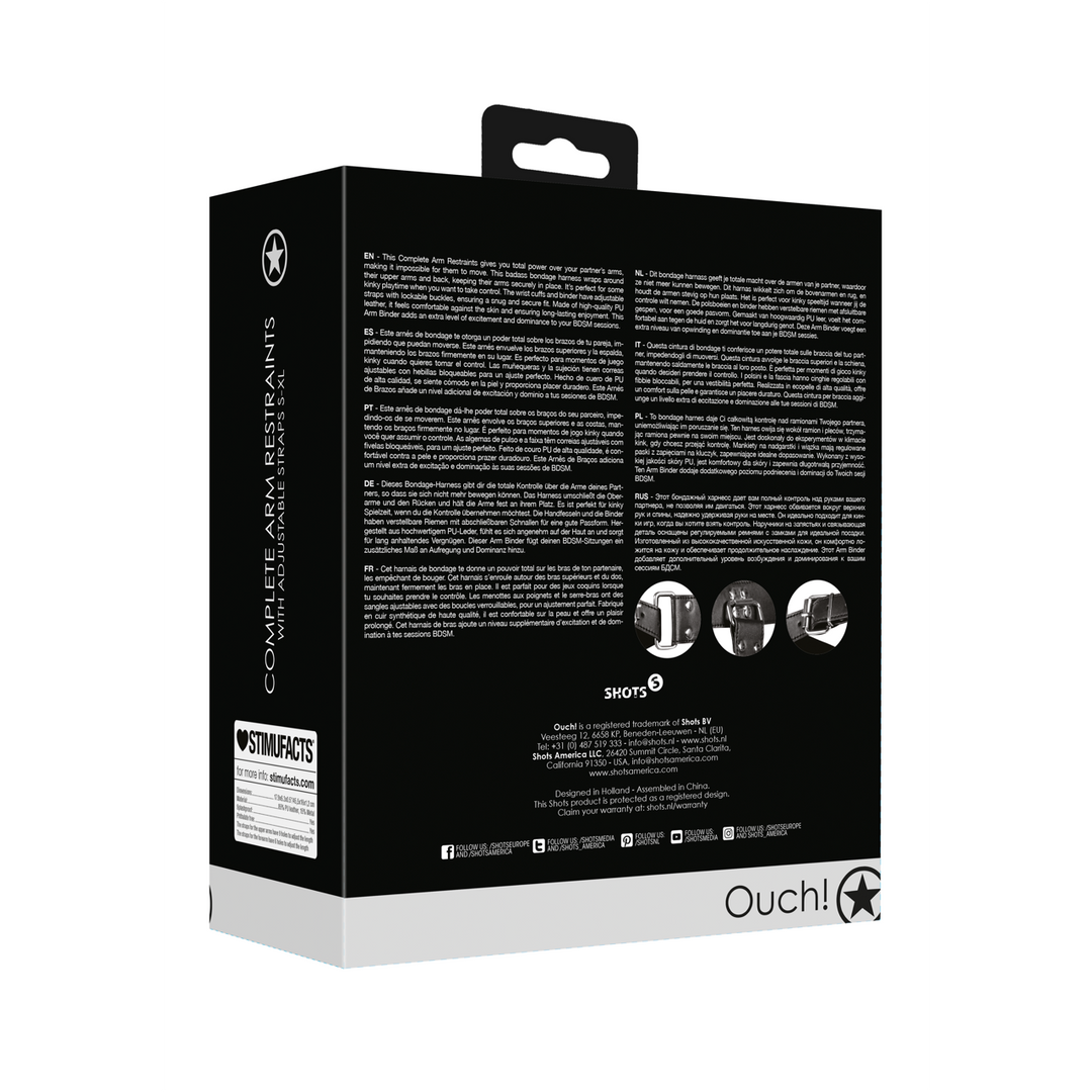 Complete Arm Restraints - Zwart - Afbeelding 3