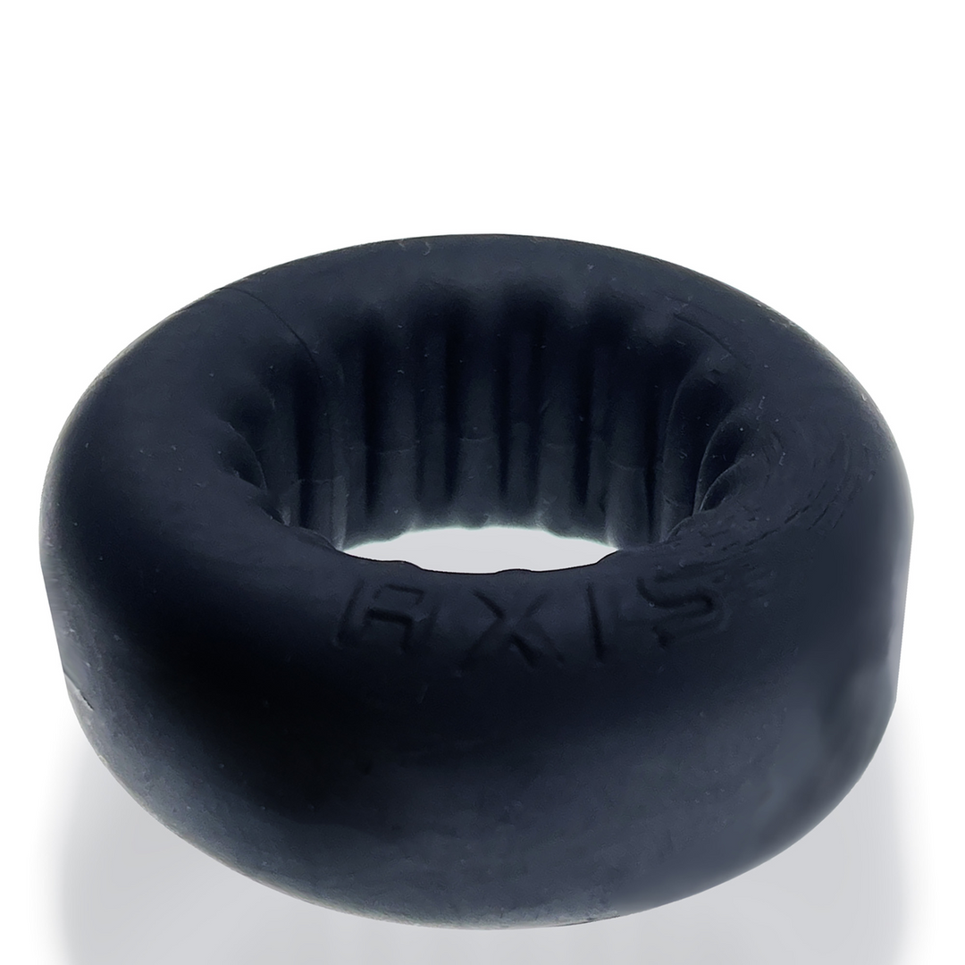 Axis - Inner Ribbed Griphold Cockring - Black Ice - Afbeelding 3