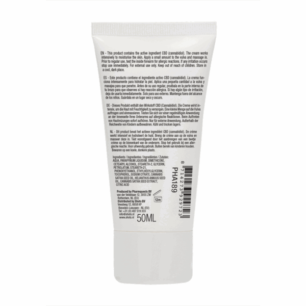 Natuurlijke CBD - Masturbatiecrème voor Haar - 2 fl oz / 50 ml - Afbeelding 3
