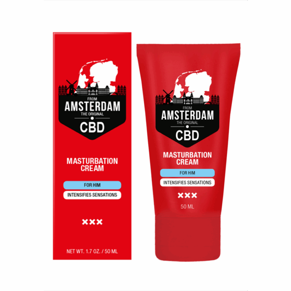 Originele CBD uit Amsterdam - Masturbeer crème voor Hem - 2 fl oz / 50 ml