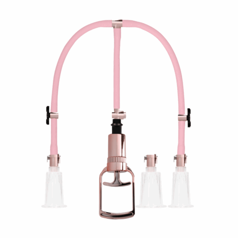Clitorale  Tepelpomp Set Middel - Groot