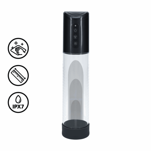 HyperPump - Oplaadbare Penis Pomp - Gun Metal