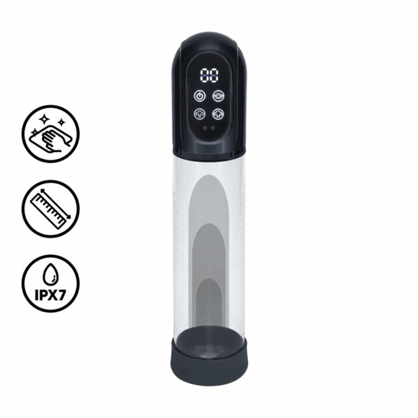 Engage - Automatische Waterdichte Penis Pomp en Masturbator - Gun Metal