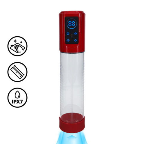 MegaLift - Automatische Waterdichte Penis Pomp - Metallic Rood